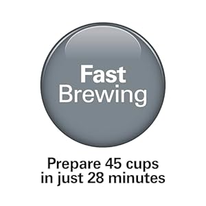 Hamilton Beach 45 Cup Fast Brew Coffee Urn and Hot Beverage Dispenser, 40521 Hamilton Beach 45 Cup Fast Brew Coffee Urn and Hot Beverage Dispenser 40521