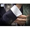 Cuff-Daddy Cricket Bat and Ball Silver Cufflinks with Presentation Box