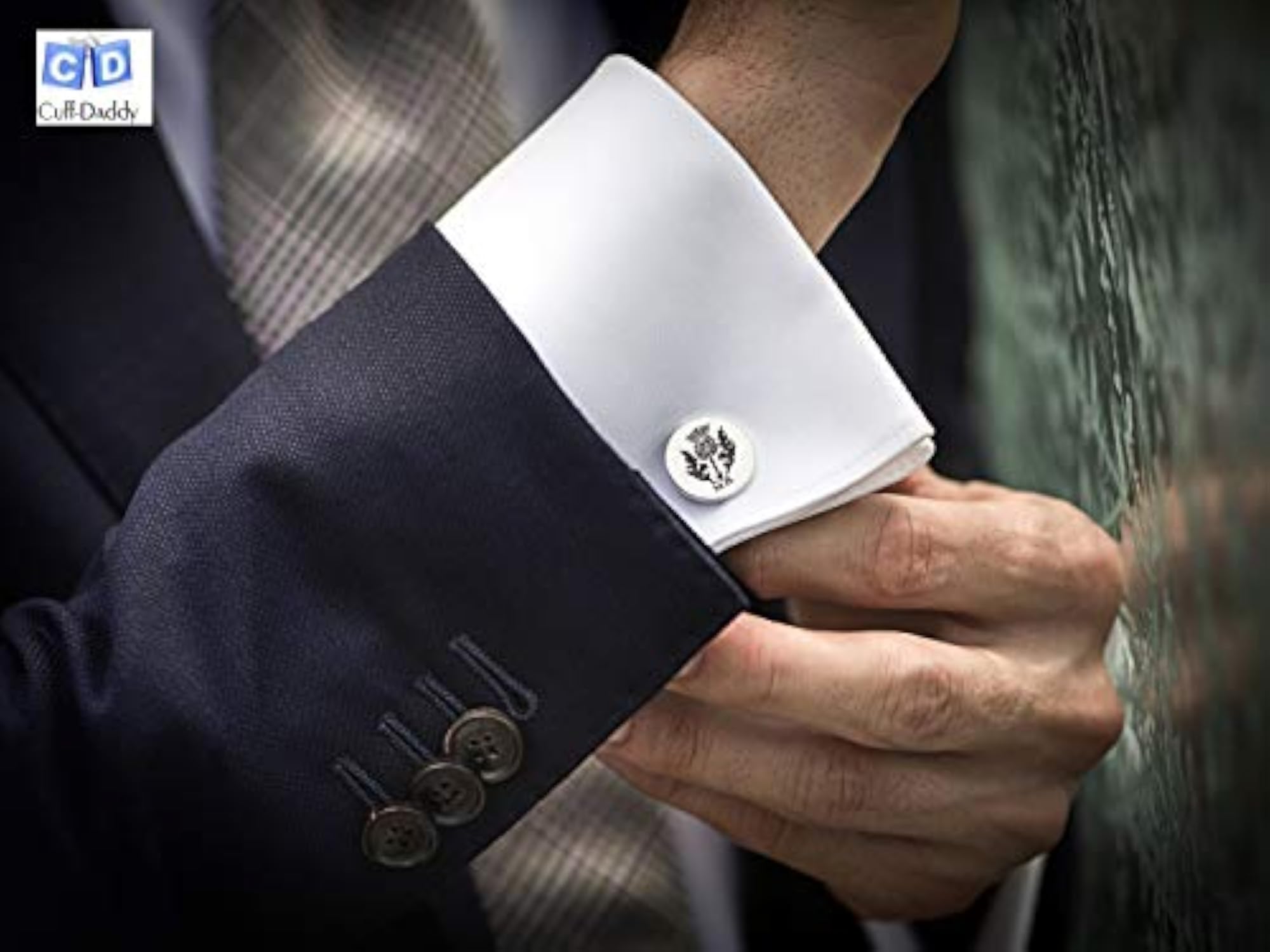 Red Aids Awareness Ribbon Cufflinks with Presentation Box