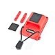 HYSHIKRA Zwei-Wege-Radio Gürtel Clip Walkie Talkie Schnelle Demontage Gürtel Zubehör, für Handradio/Lautsprecher Mikrofon/Mobilfunklautsprecher, kompatibel mit Baofeng Motorola Quansheng (Rot)