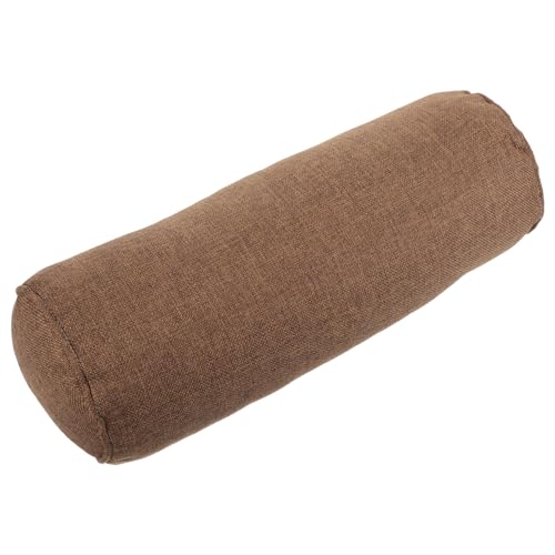SUPVOX Almohada de Yoga Cilíndrica para Principiantes Cojín Lumbar de Algodón y Soporte Cómodo para Accesorio Multifuncional para y Oficina