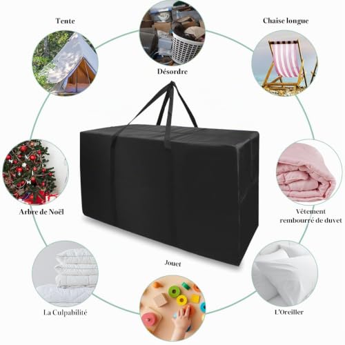 APKOL 210L Grand Sac de Rangement,108x60x33 Grand XXL Sac de Voyage – vue 3
