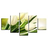 ★ 5-teilig auf Premium Vlies Leinwand.Hochauflösender Foto-Kunstdruck auf qualitativ hochwertiger Leinwand. Ein großartiges Geschenk für Familie und Freunde; die lebendigen Farben lassen das Kunstwerk wie die echte Natur erscheinen und bringen Ihnen ein immersives Erlebnis.