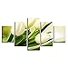 Produktbild LOVELYJ Leinwanddrucke Leinwand Gemälde Modulare Wohnkultur Hd Drucke Bilder 5 Stücke Weiße Tulpen Blumen Poster Für Wohnzimmer Wandkunst-Rahmenlos