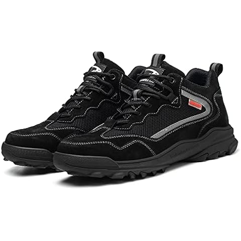 Legou Mens Safety Trainers Lightweight Composite Toe Cap and Kevlar Midsole Work Boots Shoes Hiker Extra Grip Black EU46/UK9.5 Cover