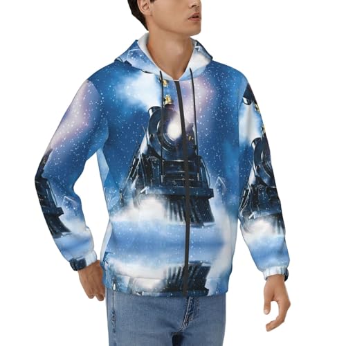 Sweat à capuche homme manches longues cordon de serrage col mode décontractée