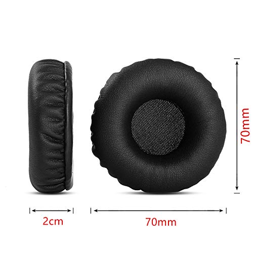 HX-HP420 Earpads compatibles con audífonos Jam HX-HP420 HX HP420 Almohadillas de repuesto con espuma viscoelástica y cuero sintético negro miniatura 2
