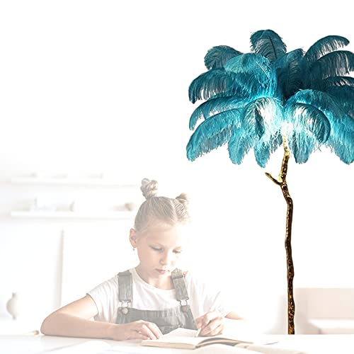Lampadaire LED en plumes pour une ambiance chaleureuse et cosy