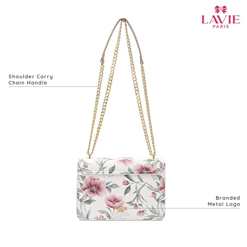 Image of LAVIE PARIS Women's Fluer Medium Flap Crossbody Sling Bag | Ladies Purse Handbag | Gift for Women