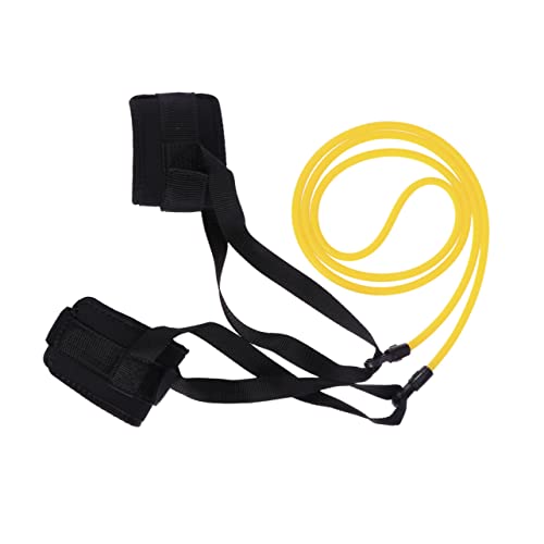 Kisangel Cinturón de Natación de Resistencia para Tobillo Juego de Banda de Resistencia para Natación Cinturón de Neopreno Extensible 7 Veces Kit de Entrenamiento para Piscina Bolsa de Almacenamiento