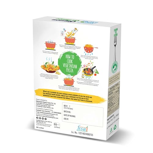 Image of Natureland Organics Pasta Penne 250 Gm - Organic Pasta (Pack of 2)