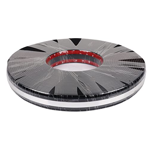 Car Element 18Feet Automotive Trim Molding - 43Mm Wide Body Side Moulding Strip(Self Adhesive) For Car/Truck/Rv Bumper Door Window Scratch-Proof - Black With Silver #TOP7