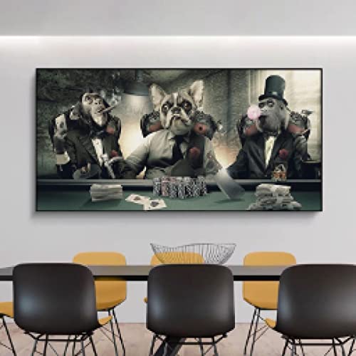 Singe musique affiche hip hop pour décoration salon moderne