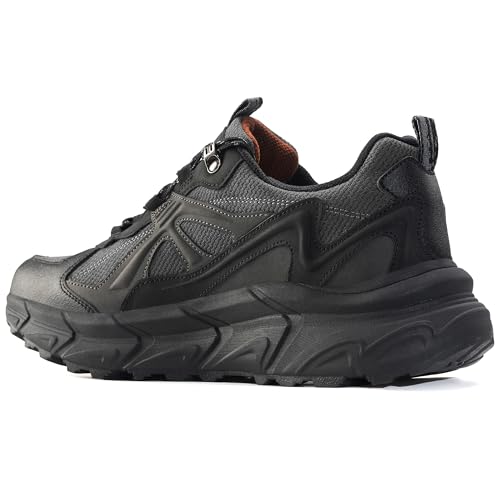 EARLDE Men's Waterproof Hiking Shoes | Trekking Outdoor Sneaker | Lightweight Non-Slip Soles3