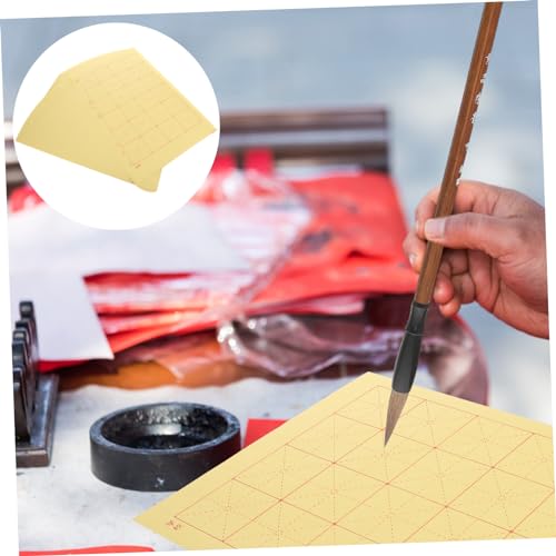Operitacx 450 Folhas papel de prática de caligrafia suprimentos caligrafia de papel de arroz papel d