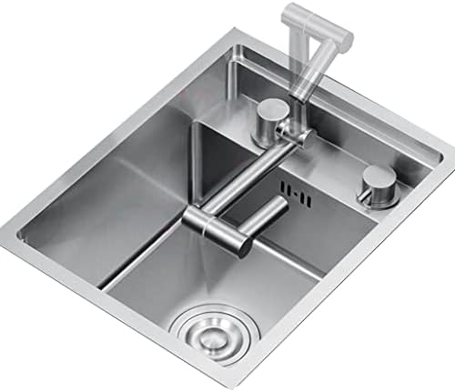 Single Bowl Stainless Steel Bar Invisible Sink Kitchen Concealed Single Bowl Sink Mini Dish - View #3