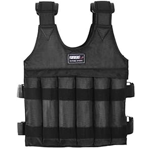 BLACKOBE 110LB Adjustable Weighted Vest, Weighted Vest Workout Equipment