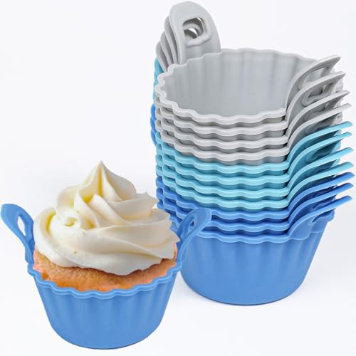 Koluti Nonstick Silicone Muffin Cups Pack of 12