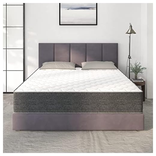 NapQueen 12 Inch Victoria Hybrid Full Size, Cooling Gel Infused Memory Foam and Pocket Spring Mattress, Bed in a Box White