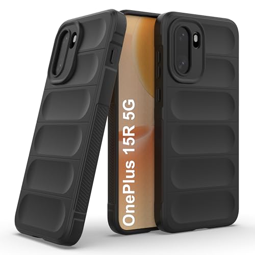 Image of Zapcase Back Case Cover for OnePlus 15R 5G | Compatible for OnePlus 15R 5G Back Cover | Liquid Silicon Magic Case with Camera Protection | Black