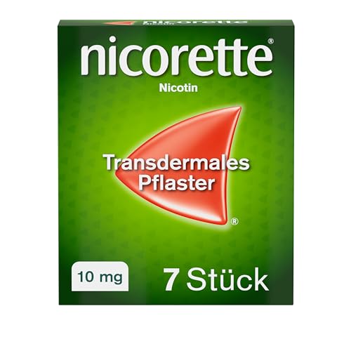 NICORETTE Pflaster mit 10 mg Nikotin – mit Nikotinpflaster Rauchen aufhören – für die letzte Phase der Raucherentwöhnung NICORETTE Pflaster mit 10 mg Nikotin – mit Nikotinpflaster Rauchen aufhören – für die letzte Phase der Raucherentwöhnung