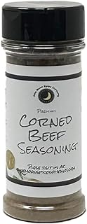 Premium | Corned Beef Seasoning | Large Shaker | Calorie Free | Fat Free | Saturated Fat Free | Cholesterol Free | Sugar Free | Crafted in Small Batches | Ideal for Brining & Cooking!