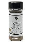 Premium | Corned Beef Seasoning | Large Shaker | Calorie Free | Fat Free | Saturated Fat Free | Cholesterol Free | Sugar Free | Crafted in Small Batches | Ideal for Brining & Cooking!