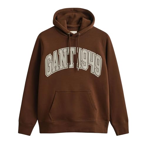 GANT Sudadera con Capucha gráfica, Caoba, XL