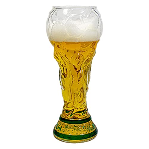 Football Shaped Beer Glass | Soccer Ball Beer Glasses Gifts for Soccer Fans | Soccer Shaped Glasses, Beer Party Bar Supplies for Party, Funny Beer Mug Beer Glass Gifts for Men