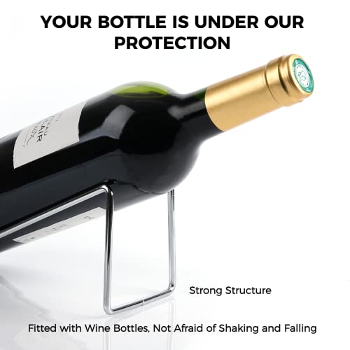 image for Yeesport Single Wine Rack - Set of 6 Bottle Holders, Simple Style Meta