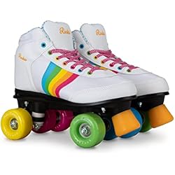 Patines Rookie Rainbow Rookie Rollerskates Forever Rainbow Patines, Adultos Unisex, White/Multi (Multicolor), 39.5
