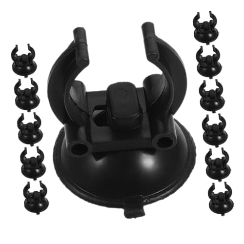 Milisten 14個水槽用吸盤クリップ エアポンプホース固定用 アクアリウム テラリウム対応 耐水性素材 小型吸盤 窓やに取り付け可能 チューブずれ防止