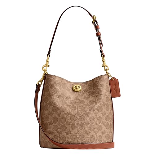 Coach Willow Soft Bucket Bag 19 Tan Caramel
