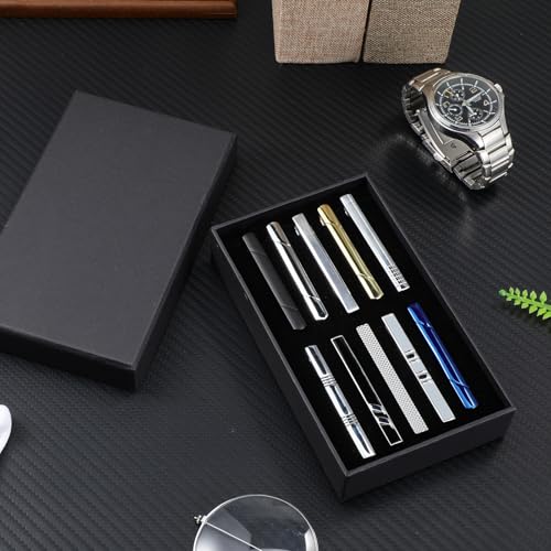 Clips para corbata de cobre Toddmomy para lucir un traje impecable en la oficina y bodas 4