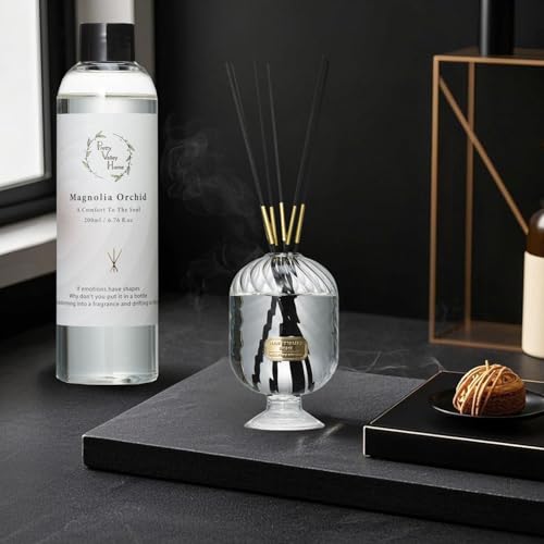 Reed Diffuser Set 200 ml Magnolia Orchid en caja regalo miniatura 6