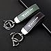 Metal Leather Motorcycle Keychain for YAMAHA MT-10 High-Grade Wear-resistant Leather Keyring Holder Keyring Moto Accessories,Black-A