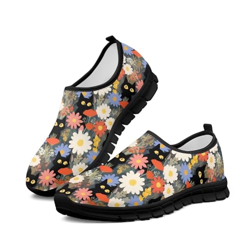 Image of Womens Slip On Walking Shoes Non Slip Loafer Breathable Holiday Travel Shoe Lightweight Casual Low Top Sneakers SizeUS 5.5-11.5