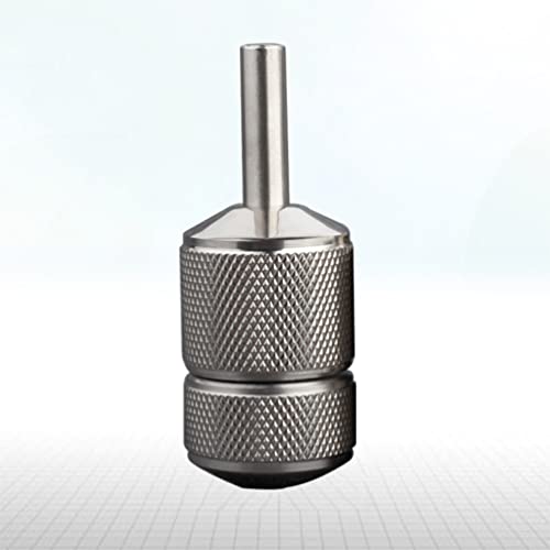 Artibetter Stainless Steel Tattoo Machine Tube Handle Grips Tip Tattoo Self Lock Grips For Tattoo Supplies Body Art Tools 30Mm #TOP1
