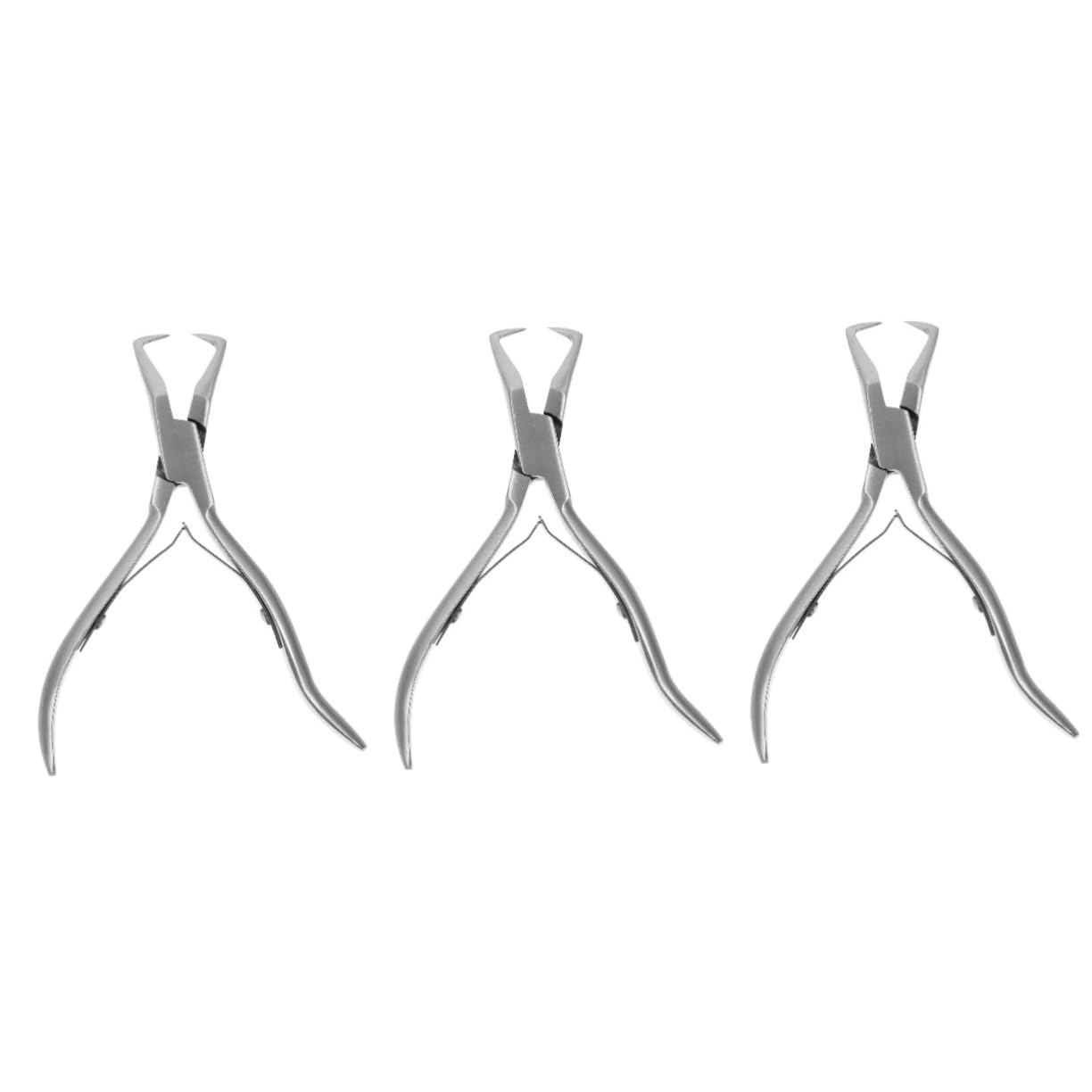 Pince à extensions de cheveux accessoire coiffure outil retrait lot de 3