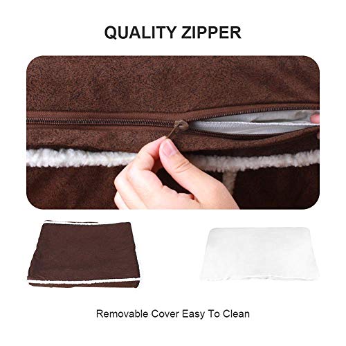 AIFY Dog Bed Pillow, Reversible Dog Bed with Removable and Washable Sherpa Cover Warm Dog Mat for Medium and Large Dog… - Image 7