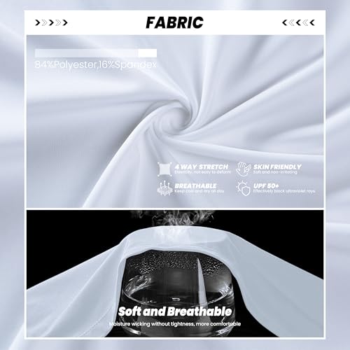 Mens Golf Shirt Short Sleeve Moisture Wicking Dry Fit Performance Casual Solid Collared Golf Polo Shirts for Men4