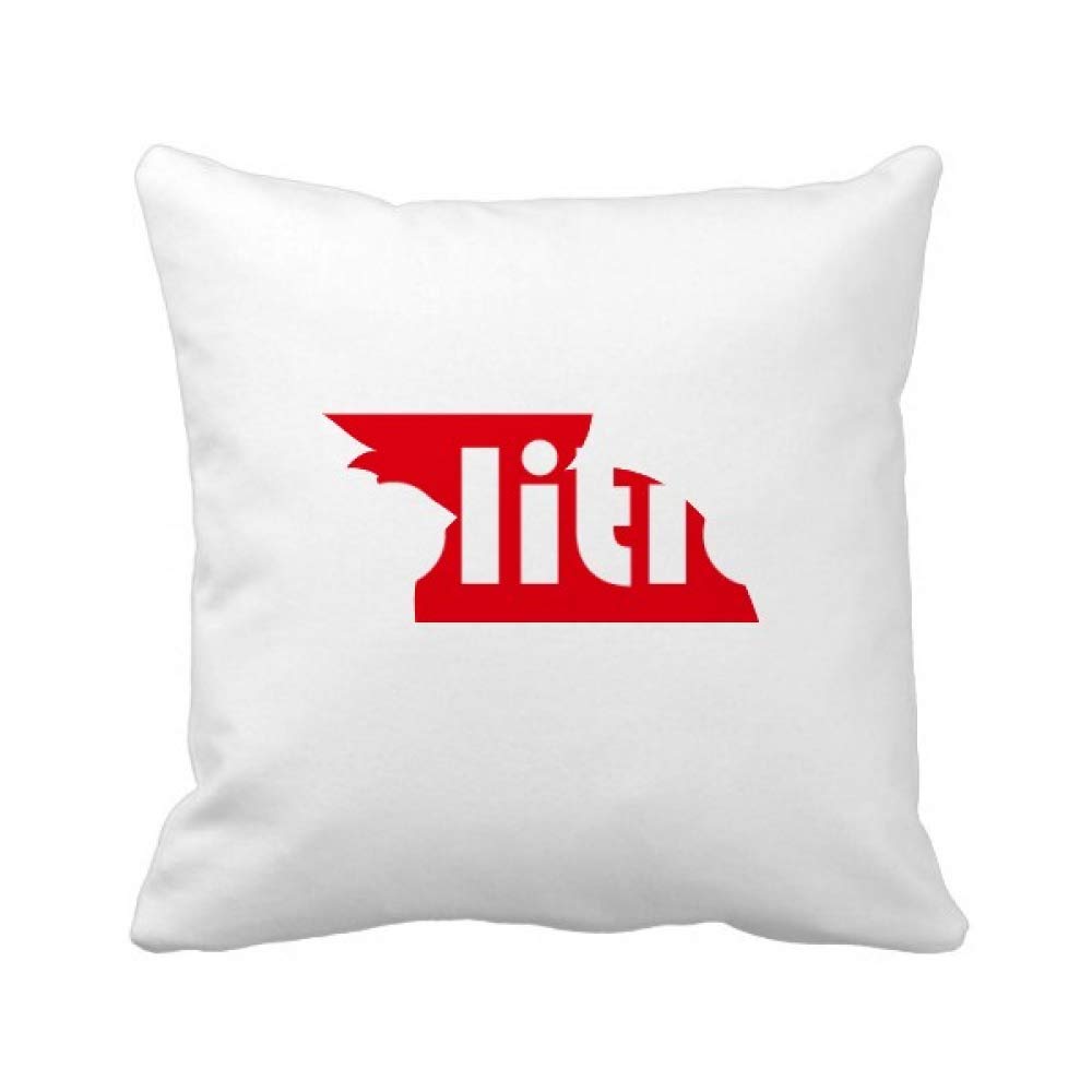 Coussin rouge ananas carré DIY déco salon Cours et Major Politique housse textile fauteuil