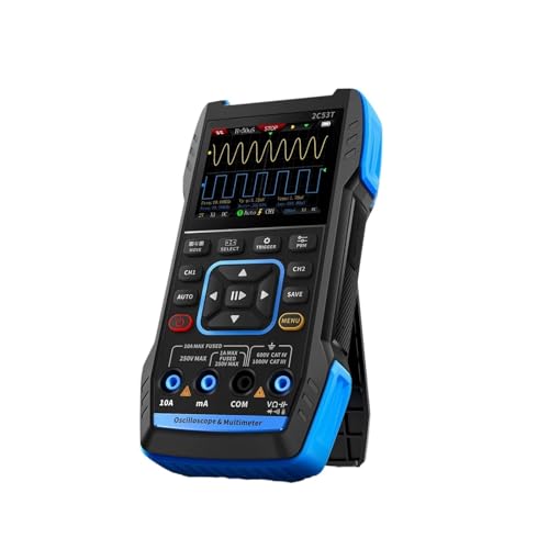 2C53T アップグレード 3in1 オシロスコープ マルチメーター 信号発生器 50MH/z 帯域幅 250MS レート デュアルチャンネル 20000 カウント(2C53T 1PCS P6100)