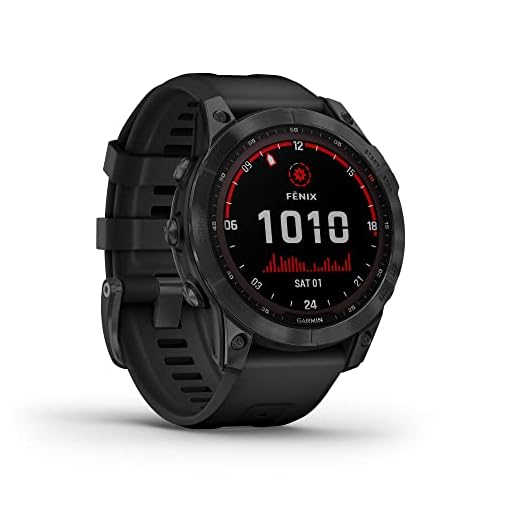 Monitor Cardíaco de Pulso com GPS Garmin Fenix 7 Solar Cinza c/pulseira Preta EMEA/AUS/AFR/SAM