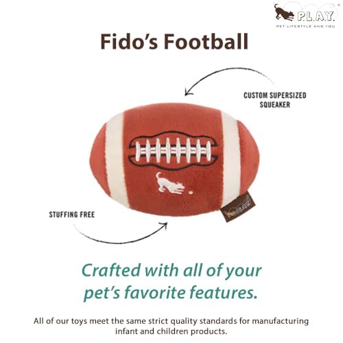 P.L.A.Y. PET Lifestyle and You - Plüsch Spielzeug für Hund - Back to School Collection - Football