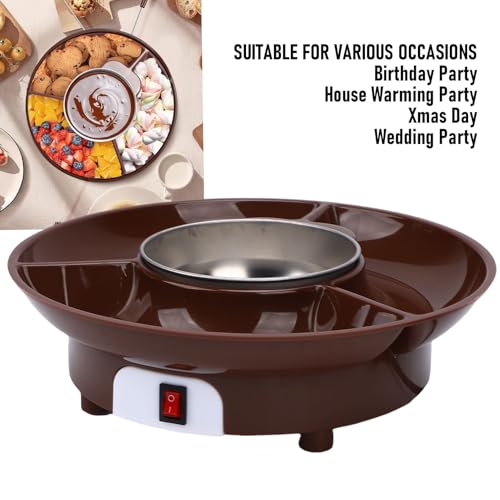 Olla de Fondue de Chocolate Eléctrica Bewinner 110V miniatura 3