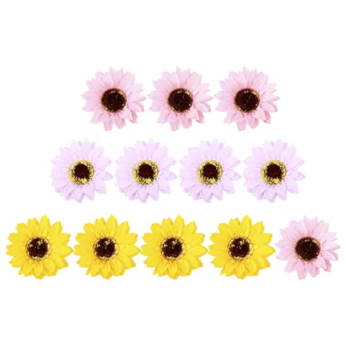 GAROZATION 12 Jabones de Flores de Girasol para Cumpleaños y San Valentín Apariencia Hermosa y Función Hidratante, Ideales para Obsequio Original en Caja Decorativa