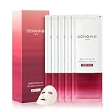 Facial Mask Sheet DONGINBI Red Ginseng MI Mask Stick Vital - 5 Sheets Korean Facial Mask Skin Care, Anti-Aging & Anti-Wrinkle Face Mask for Women, Rejuvenate & Protect Skin - By Korea Ginseng Corp