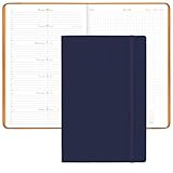 Rhodia Webplanner 2026 Calendar Year - 6 1/4' x 9 3/8' - Midnight Blue Cover - Weekly Planner Organizer