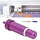Gebundenes Stoffmesser-Set scharfes 60-Grad-Stoff-Schneidmesser mit feiner Spitze und stabilem Gehäuse für Cricut Maker Gehäuse erkunden Lila